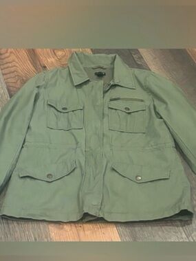 J. Crew Sage Green Utility Jacket in size XS great condition!